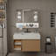 Armoire de toilette murale à miroir avec lumières DEL