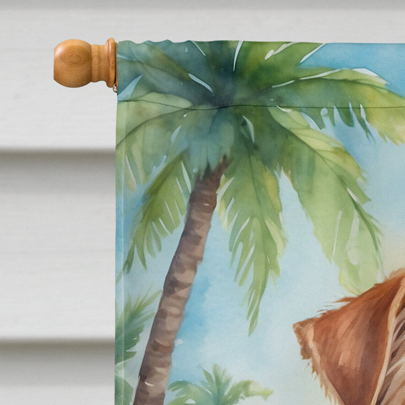 Drapeau pour animal à double face H 40 po x l 28 po