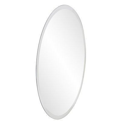 Morlan Celeste Modern & Contemporary Beveled Frameless Wall Mirror