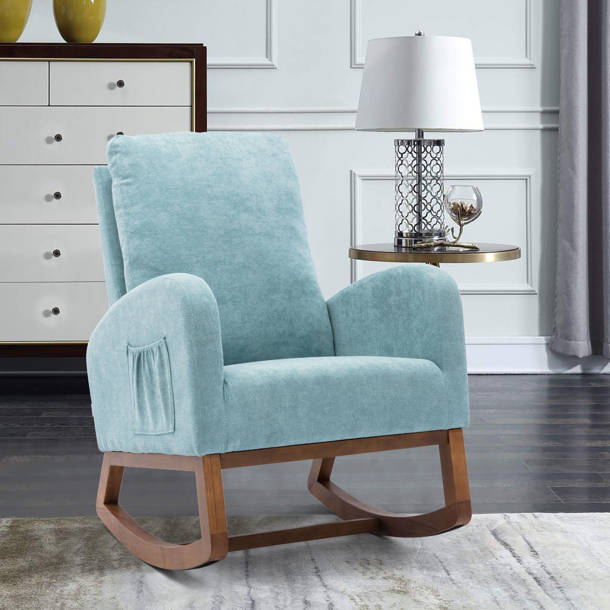 Lark Manor Alarise Upholstered Rocking Chair & Reviews | Wayfair