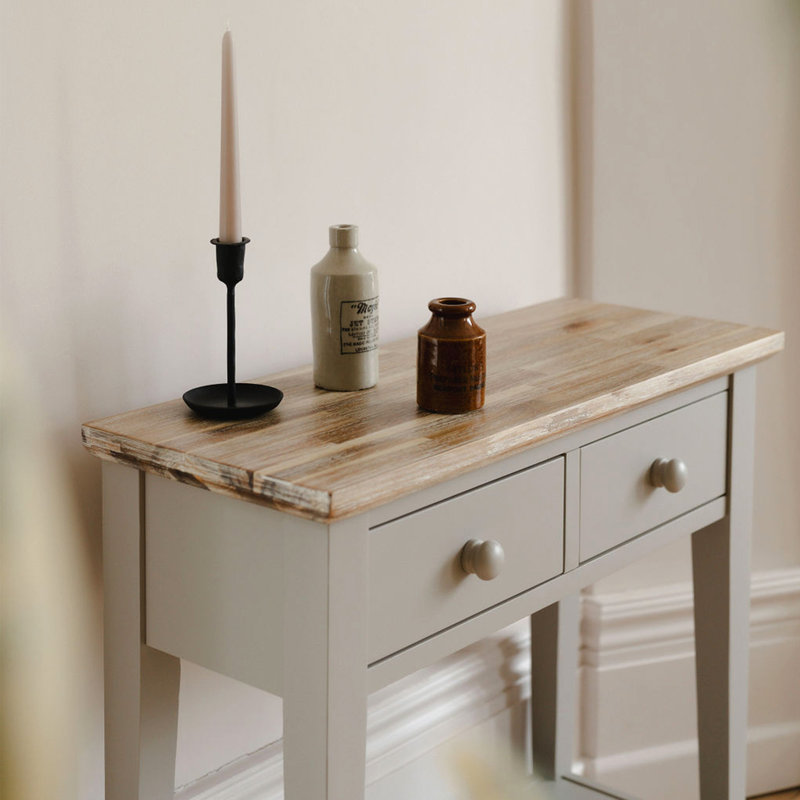 Bayou 82cm Console Table, Dove Grey