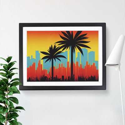 Abstract Palm Tree Art Vol.3 - Framed Print