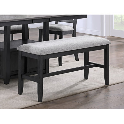 Banc rembourré de hauteur comptoir 1pc Farmhouse