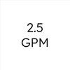 Ignite Spot 2.5 GPM Five-Function 3 3/4 in. Diameter Spray Head Wallmount