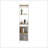 St. Clair Linen Cabinet, Two Interior  Shelves, Two Open Shelves, Single Door-286330642