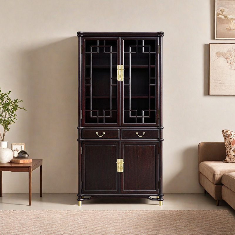 Pure solid wood bookcase