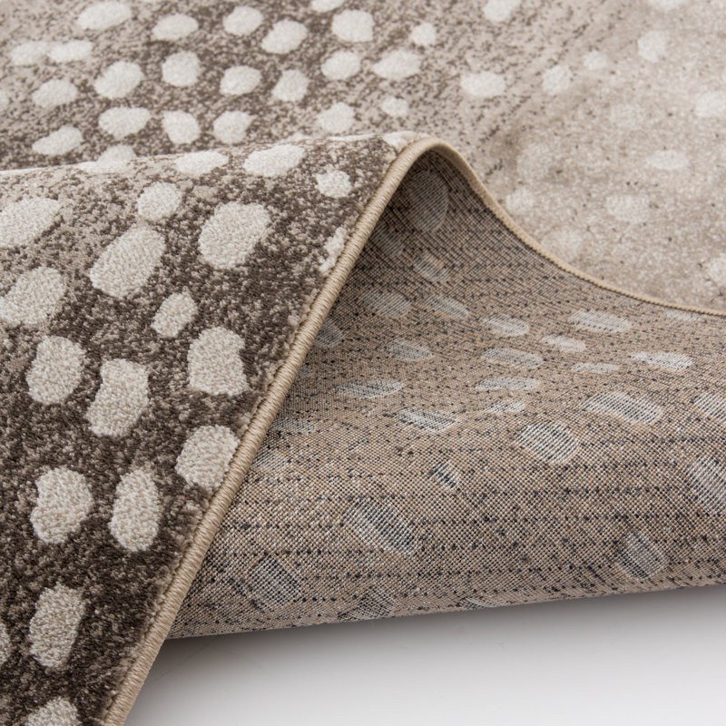 Tapis d'intérieur à imprimé animal naturel Sirenna, Rectangle 5 pi x 7 pi 7 po