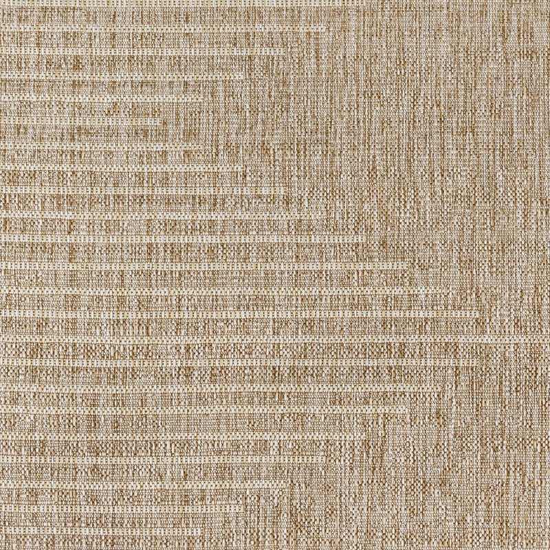 Tapis intérieur / extérieur kaki Mendota, Carré 6 pi 7 po