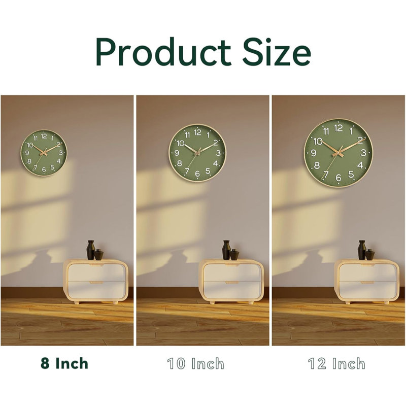 Solid Wood Wall Clock