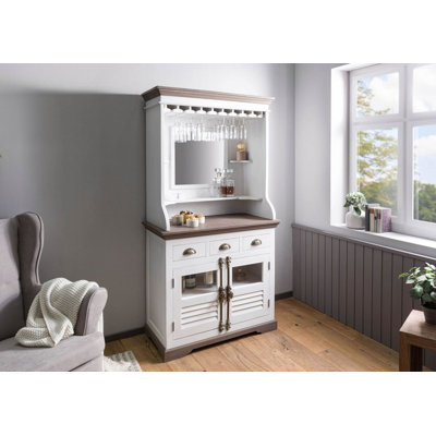 Toulouse 98cm Solid Wood Bar Cabinet
