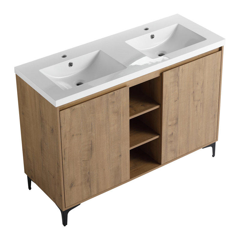 47.64'' Double Bathroom Vanity Base Only