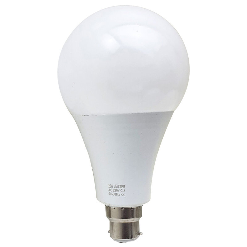 A60 LED B22 Bayonet Cap 5W Bulb, 25W