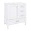 Ensemble de meuble-lavabo moderne 30 pouces avec lavabo et 3 tiroirs-524157639