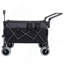 Chariot pliant multifonctionnel avec poignée pivotante et pneus de plage de 9 po x 4 po pour le camping et la plage - 300 L très robuste, grande capacité pour le transport, l'épicerie et l'extérieur-123115792