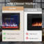 42 Inch Electric Fireplace Recessed And Wall Mounted-685084324