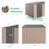 6 ft. W X 8 ft. D Metal Lean-To Storage Shed