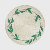 100% Cotton Round Beaded Placemat