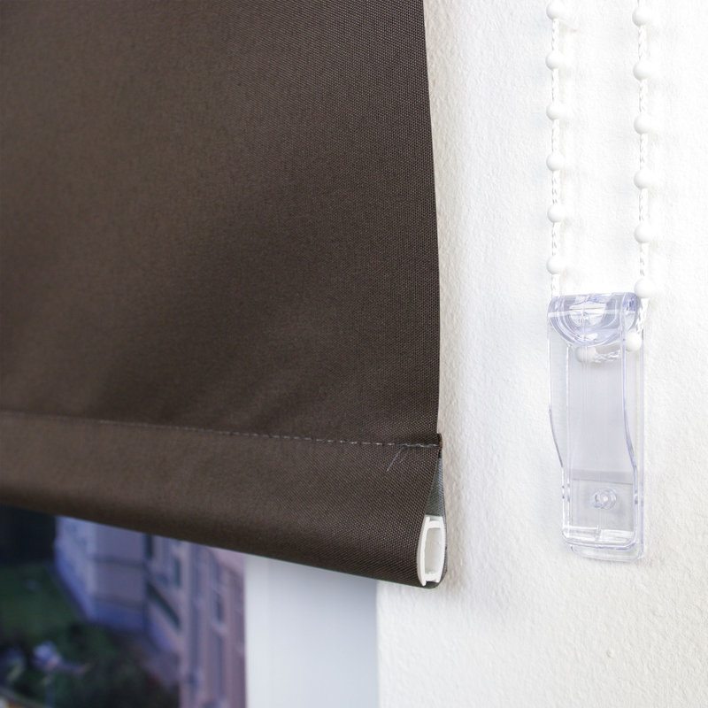 Blackout Roller Shade, Brown, 182 x 180cm