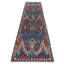 Tapis bleu marine et rouge de haute qualité noué à la main