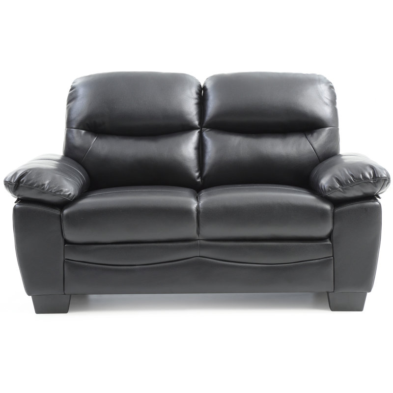 Modern Loveseat , BLACK, Black