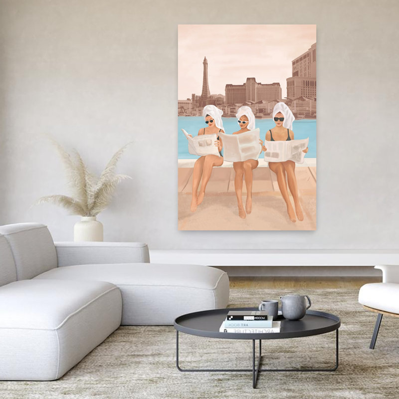 1 Piece Wrapped Canvas Wall Art, 152.4 cm H x 101.6 cm W