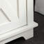 Armoire de salle de bain sous le lavabo, blanc, double porte, rangement compact, style,