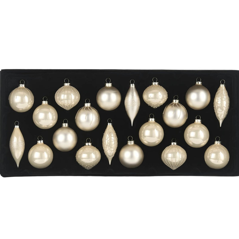 58 cm Polystyrene Shatterproof Bauble, Latte