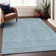 Premium Machine Washable Prisco Teal Rug