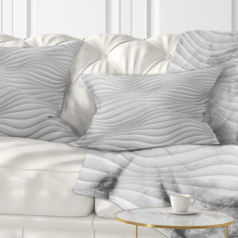 Coussin lombaire à ondulations fractales 3d ondulations