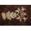 Tapis oriental brun / beige Chobi Peshawar à teinture végétale noué à la main 6 pi 9 po x 9 pi 7 po