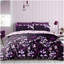 Cotton Blend Bedding Set with Duvet Cover Fitted Sheet and Matching Pillowcases Soft Easy Care Complete Printed Polycotton Bed Set-111136060-111136062