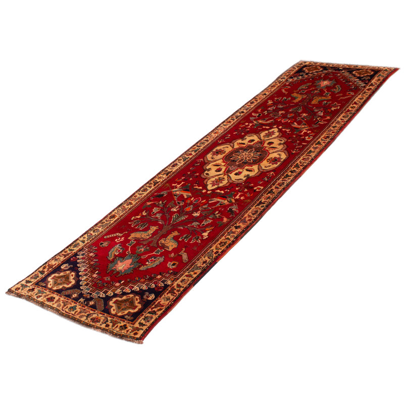 Tapis rouge Melis 3 pi 3 po x 12 pi 9 po