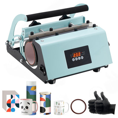 Tumbler Heat Press Machine 11-30Oz Mug Press Sublimation Tumblers Green