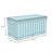 Starplast 45.7'' W 88 Gallons Water Resistant Plastic Lockable Deck Box with Wheels-14435752