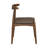 Mid-Century Modern Rubberwood Dining Chairs with Faux Leather Upholstery-123514961
