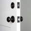 Ageless Iron Loch Rosette Entry Set with Single Cylinder Deadbolt and Keep Knob-1015177600