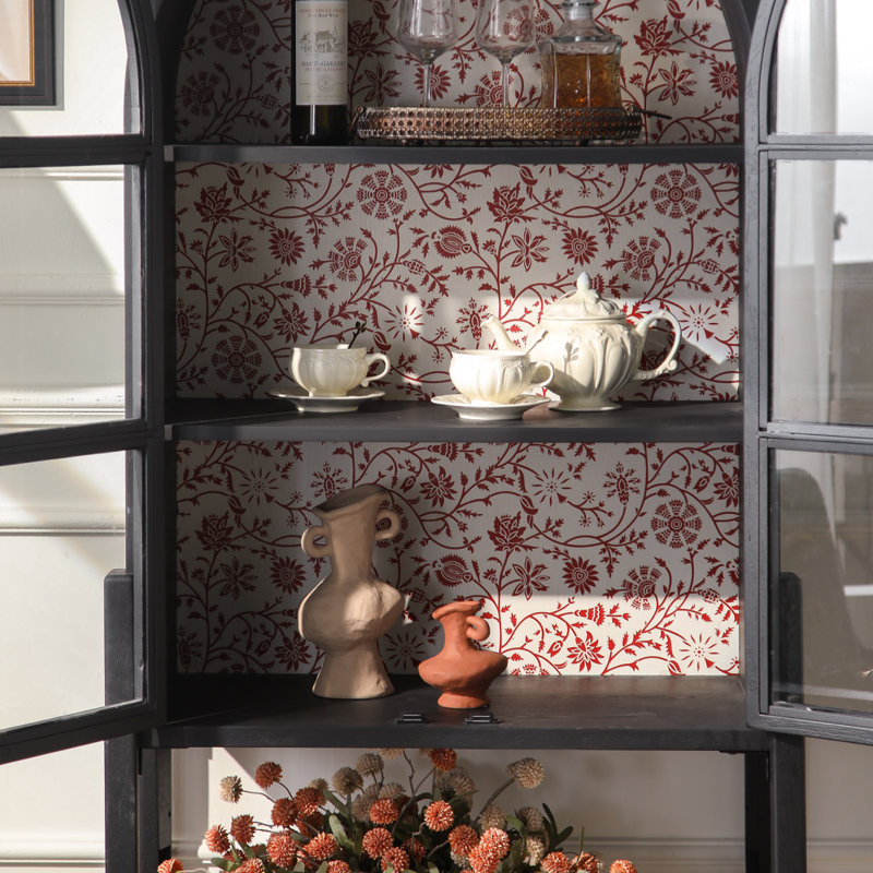 Vitrine simple et rétro noire