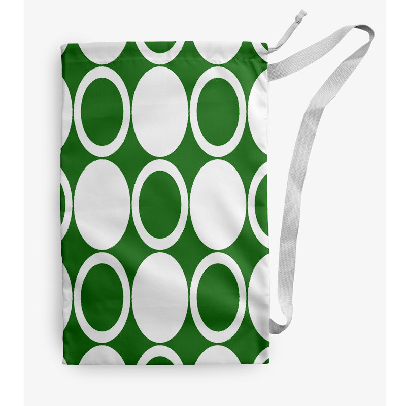 Fabric Laundry Bag with Handles, Medium (36" H x 28" W), Green