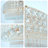 23.6" 5-Head Dimmable LED Layered Crystal Ceiling Llight (Rose Gold)