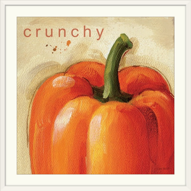 «Habsburg Crunchy» par Lisa Audit, reproduction d'art, H 20" x l 20" x P 1", Cadre blanc