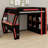 Smart RGB LED Loft Bed with Desk, USB Ports, 6 Cubbies, 6 Drawers-1327944110