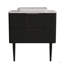 Meuble-lavabo à rayures rayé SANS lavabo, armoire de salle de bain autoportante pour salle de bain moderne, pré-assemblé