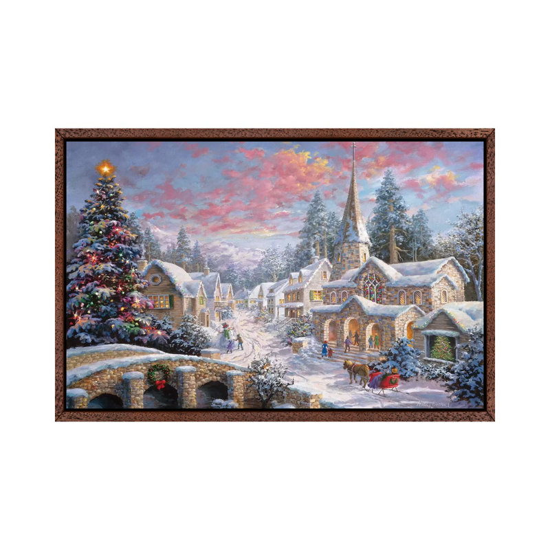 Nicky Boehme - Print on Canvas, 101.6 cm H x 66.04 cm W, Brown Framed Canvas