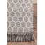 Tapis gris / crème touffeté à la main Lonzell-332546374