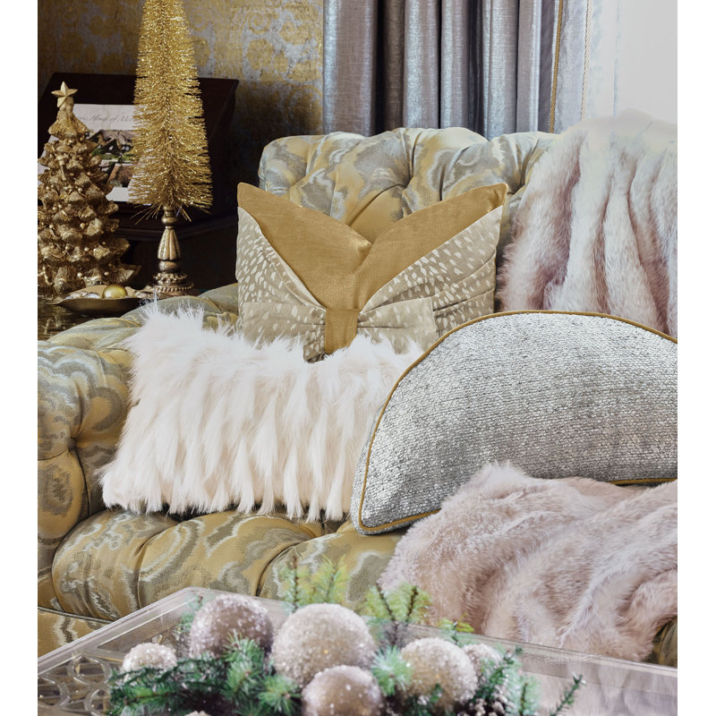 Holiday Glam Lumbar Pillow Cover & Insert