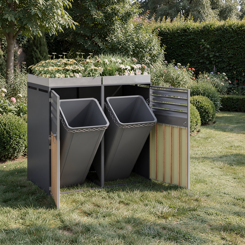 Metal Double Bin Store