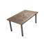 Hildtraud Rectangular Extendable Outdoor Dining Table With Umbrella Hole , 39.4cm cm W 100cm cm D-122849971
