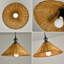 Luminaire suspendu en rotin tissé à la main à 1 lumière, luminaire suspendu en osier Boho avec cordon réglable de 55,12 po, lustre vintage de style sud-est asiatique pour îlot de cuisine, salle à manger, salon, café