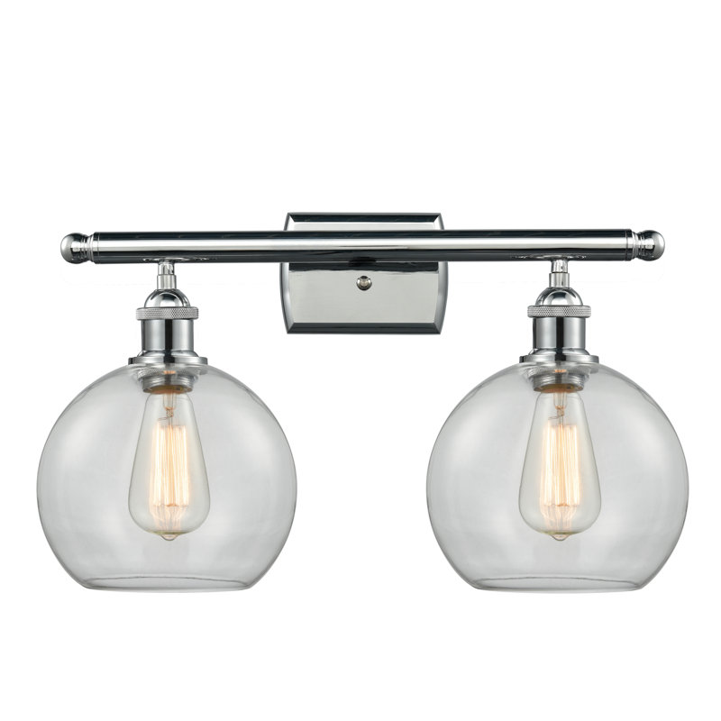 Almatine 2 - Light Vanity Light, Clear, Polished Chrome, Incandescent