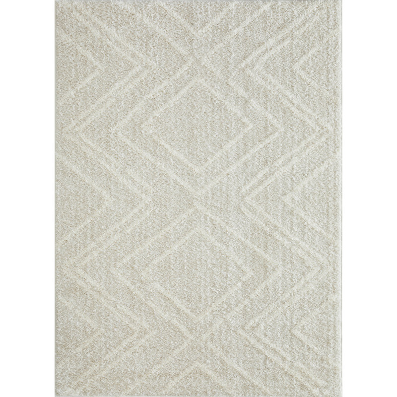 Ileah Performance Geometric Indoor Rug, Rectangle 6'7" x 9'2"